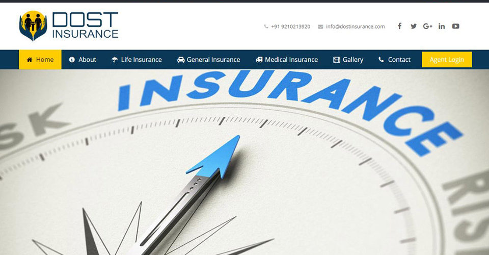 Insurance Agent Website Design